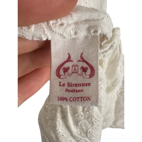 Le Sirenuse Taxi Bella Maxi Dress Embroidered Tiered Garden Summer Boho Party S - Picture 5 of 9